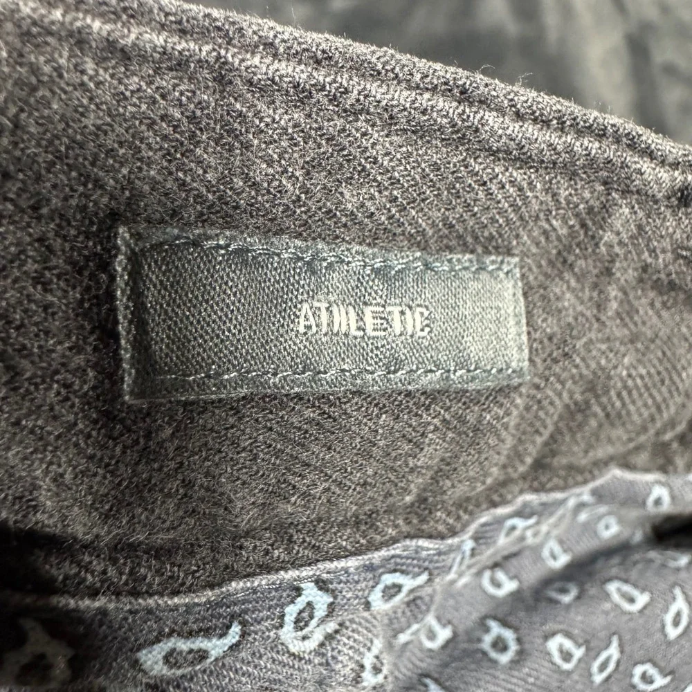 Bonobos Athletic Fit Chinos Pants Men 31x32 (Fits 31x30) Grey Tessuti di Sondrio